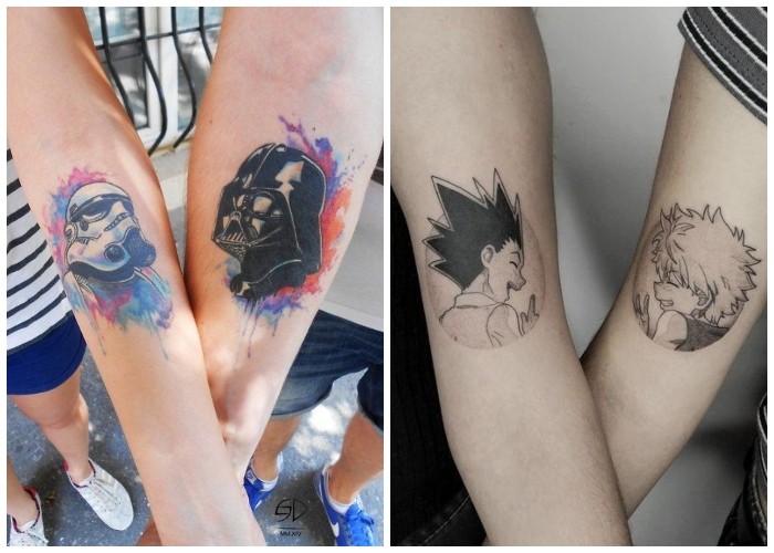 Tatuajes para parejas diferentes: guía de inspiración para tatuajes románticos