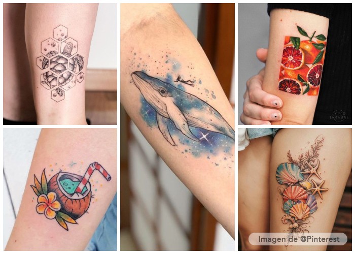 Tatuajes para brillar este verano: guía de inspiración para tatuajes de lo más veraniegos