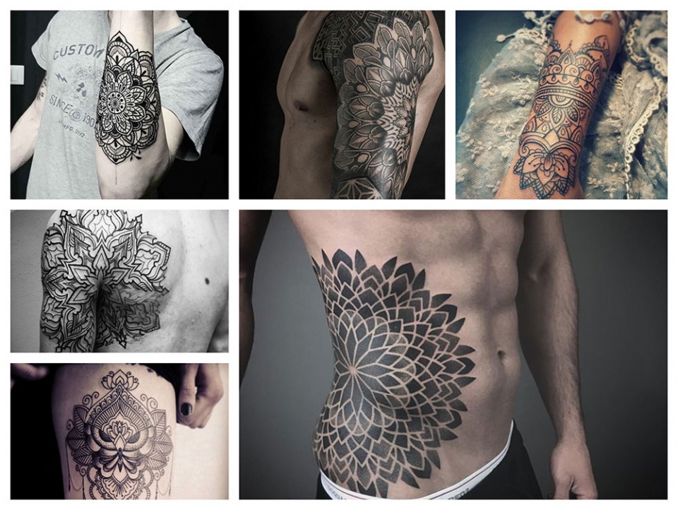 Tipos de tatuajes de mandalas