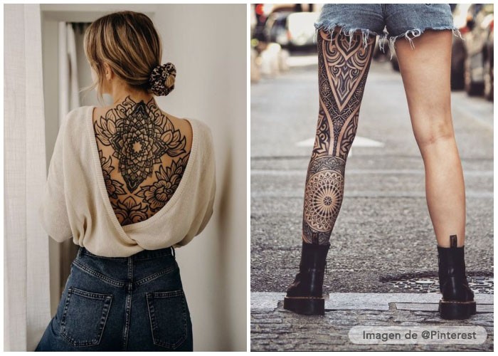 tatuajes ornamentales para mujeres