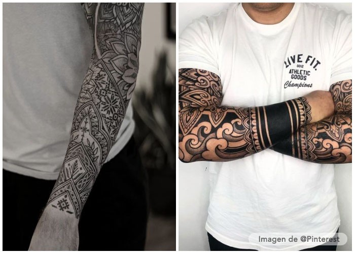 tatuajes ornamentales para hombres