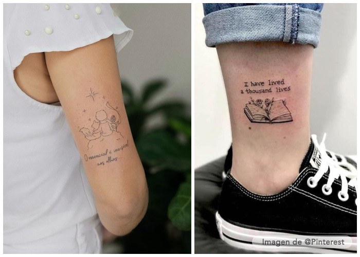 tatuajes de frases libros