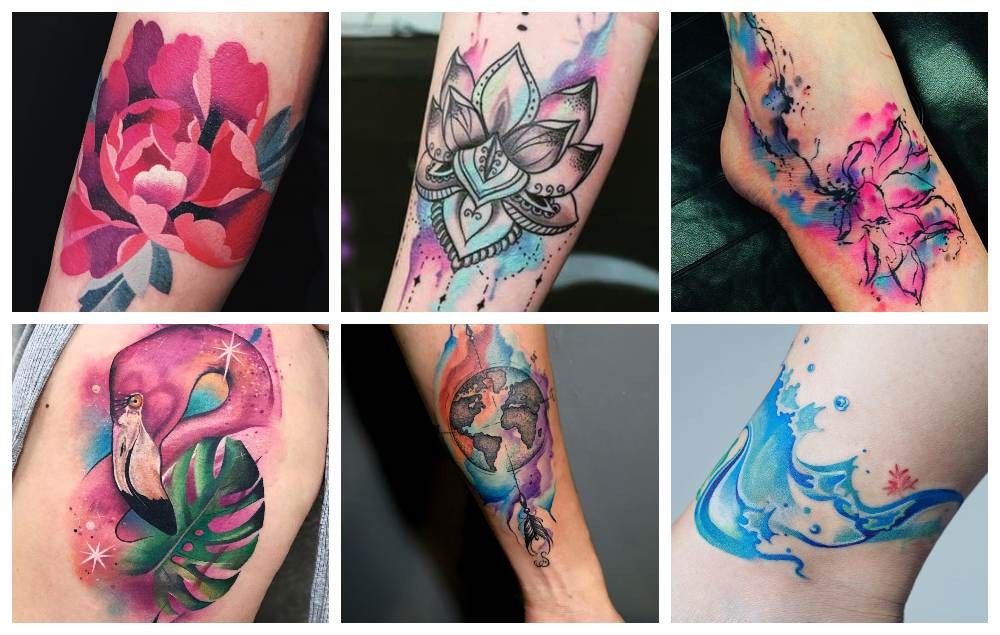 Tatuajes con efecto acuarela: arte en la piel