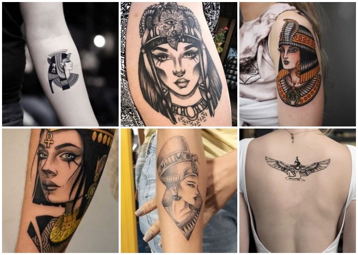 Tatuajes egipcios: Significado tatuaje de Cleopatra