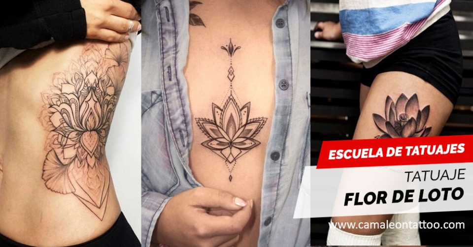 Escuela de tatuaje flor de loto