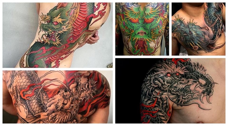 Tattos de dragones Ryu