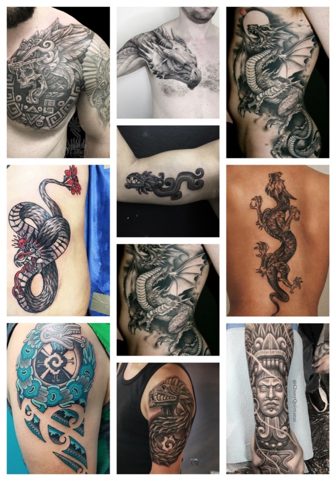 Tatuajes de Quetzalcóatl