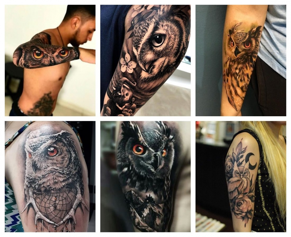 ᐈ BÚHOS tatuaje, tipos y significado - Camaleon Tattoo