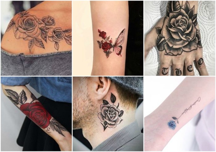Inpiración y significado de los tatuajes de rosas