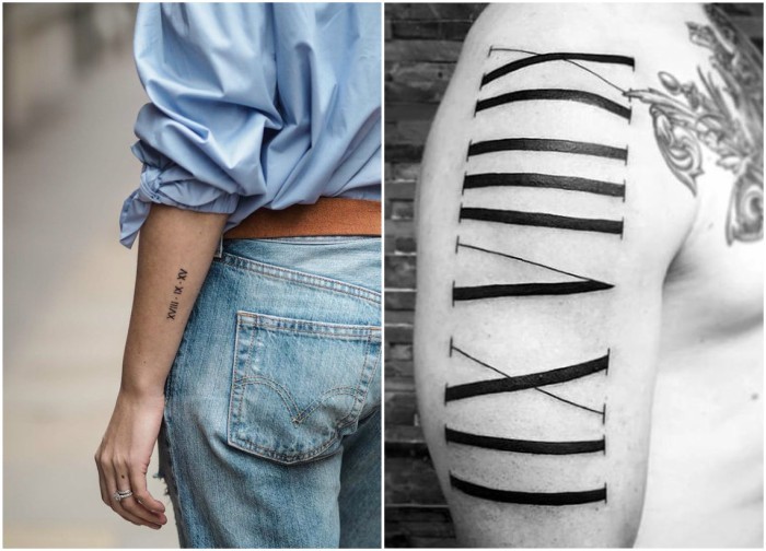áˆ Tatuajes De Numeros Romanos Camaleon Tattoo