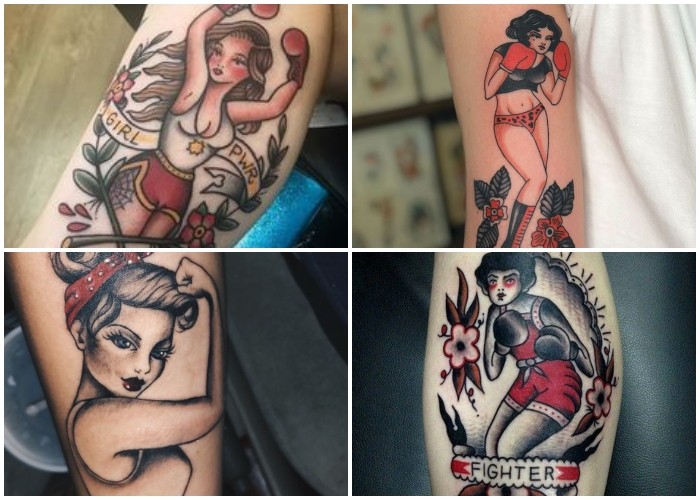 tatuajes pin up feministas