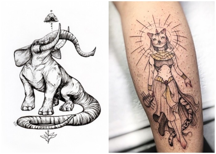 tatuajes mitologicos de africa