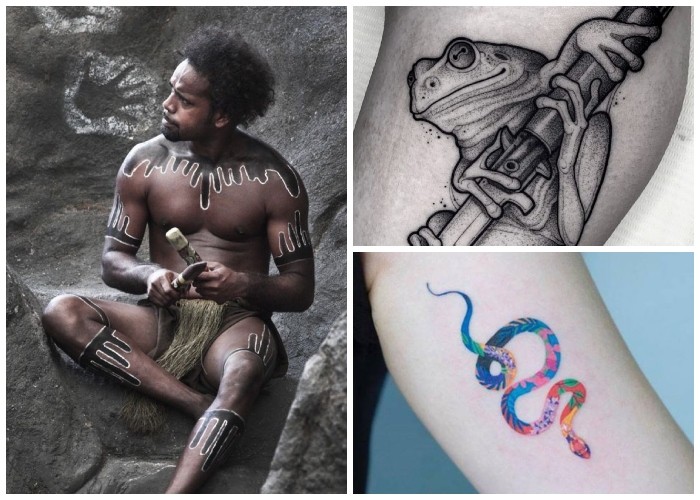 Oceanía: tatuajes de la mitología aborigen del continente