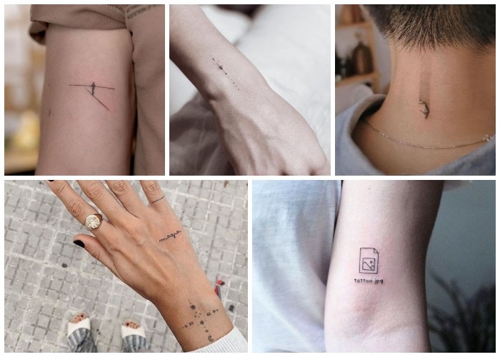 Tiny Tattoos o tatuajes pequeños: inspiración para pequeñas obras de arte
