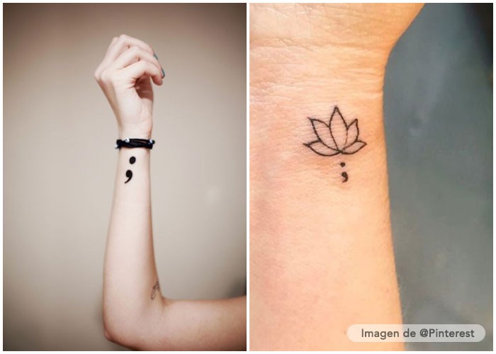 foto tatuajes punto y coma