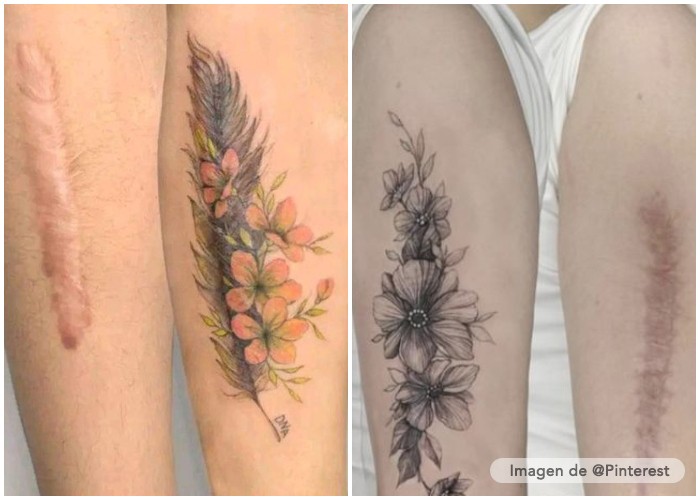 tatuajes para tapar cicatrices