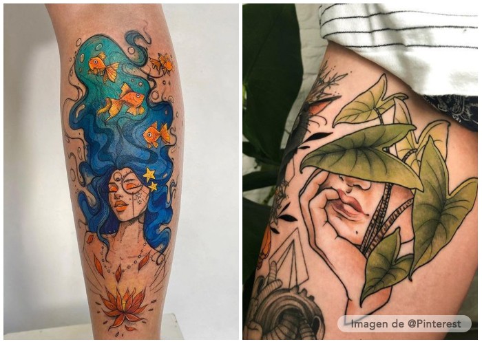 tatuajes en color