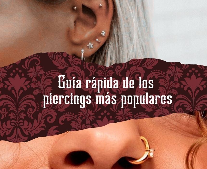 Tipos de piercings más demandados (oreja, nariz, corporal)